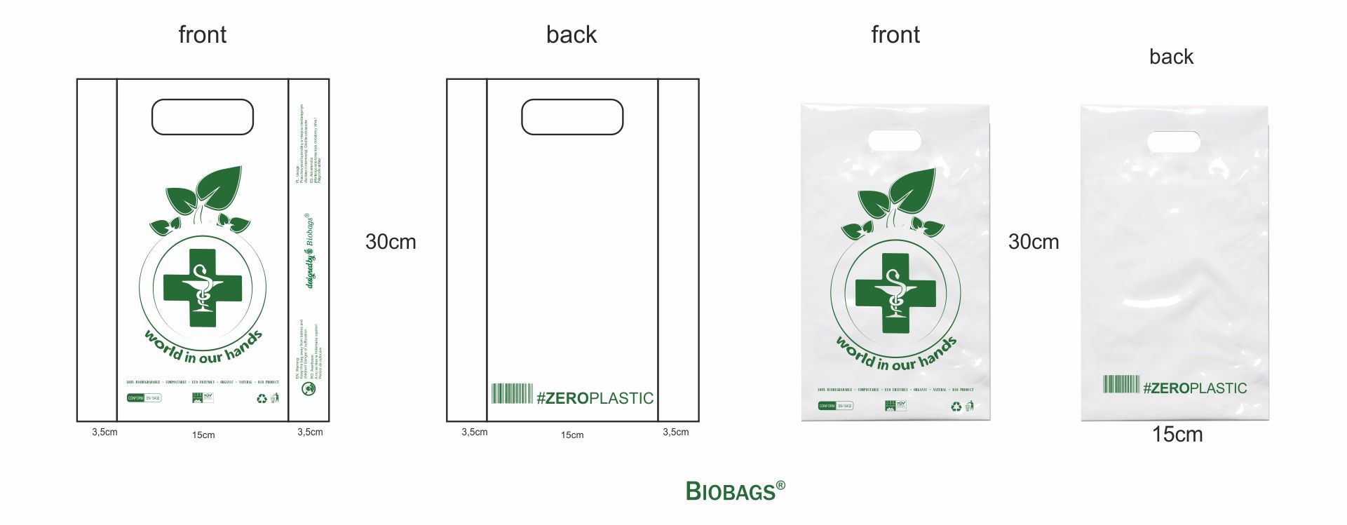 Farmacy - Biobags template 15x30cm